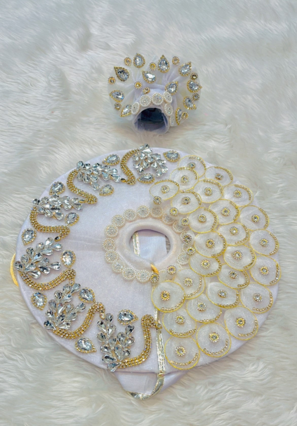 Sharad Purnima Special Poshak for Thakurji