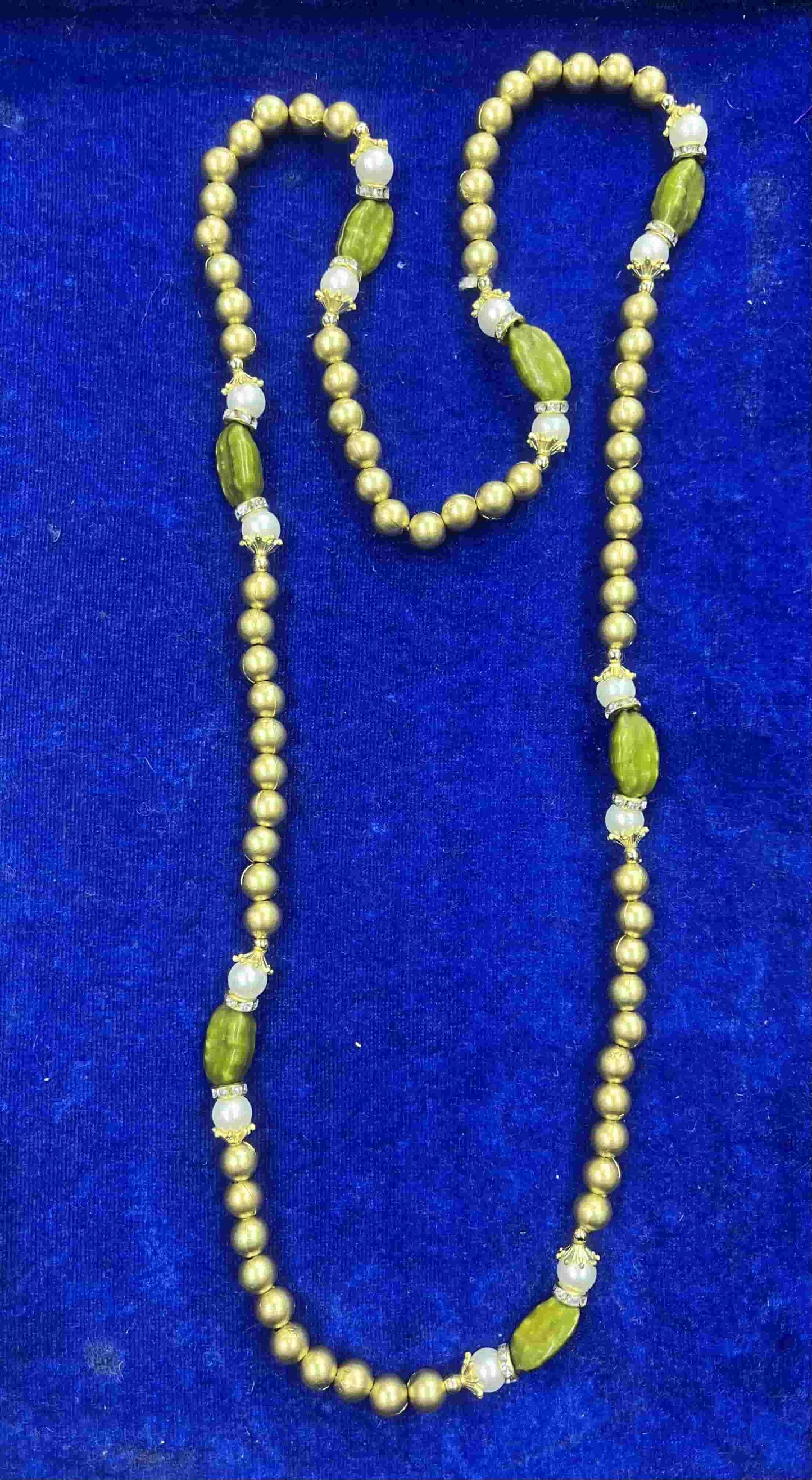Golden Moti and Artificial Ilaichi Mala for Kirtan Giveaways