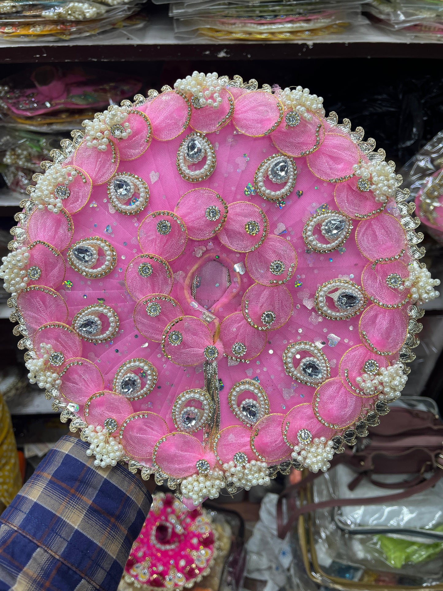 Beautiful Pink Colour Dress for Laddu Gopal Ji