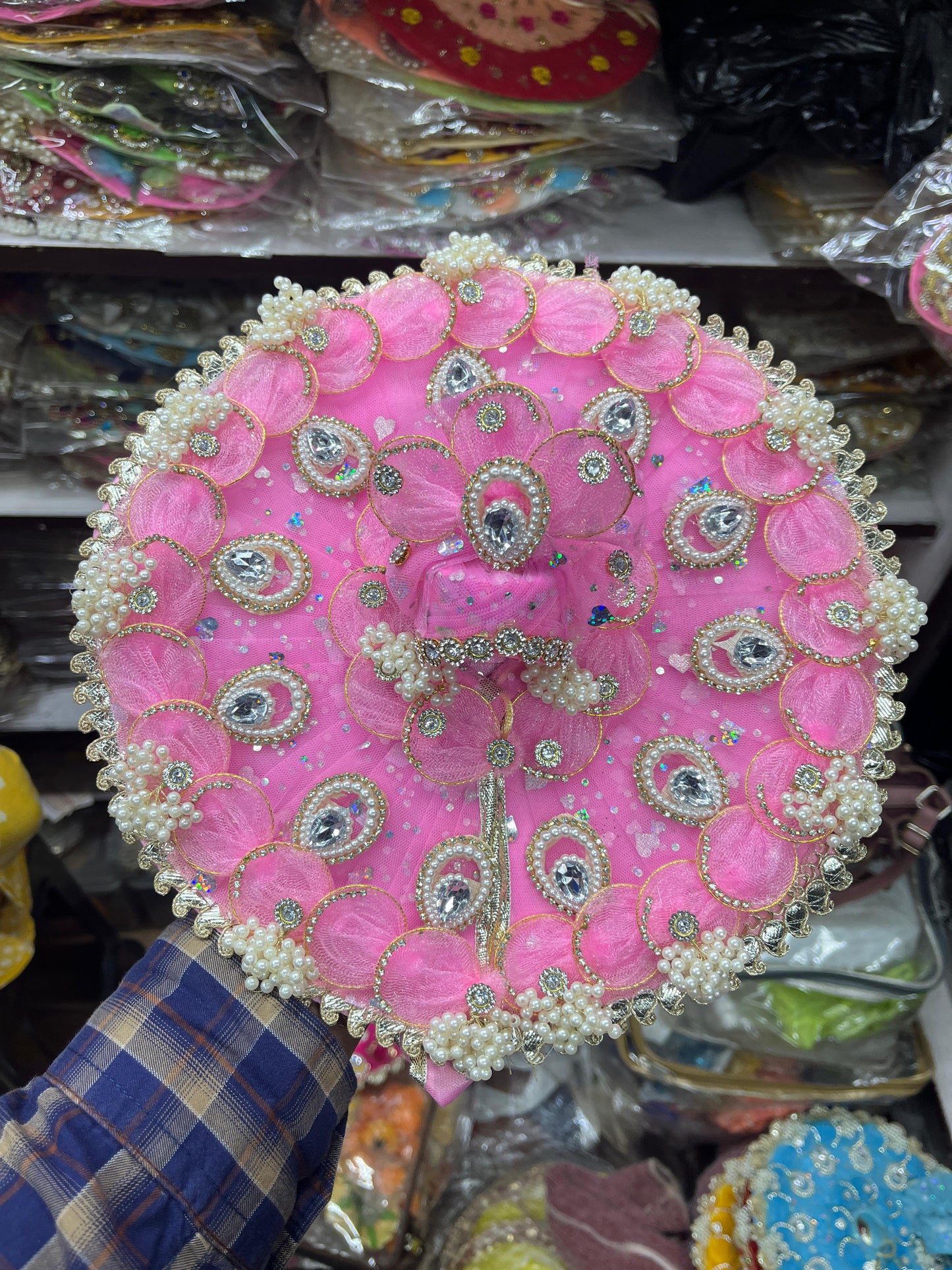 Beautiful Pink Colour Dress for Laddu Gopal Ji