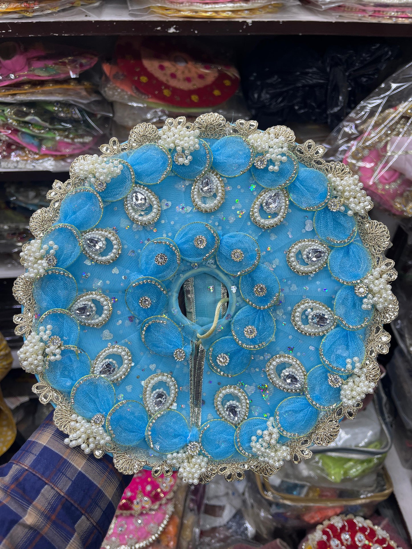 Beautiful Skyblue Colour Dress for Laddu Gopal Ji