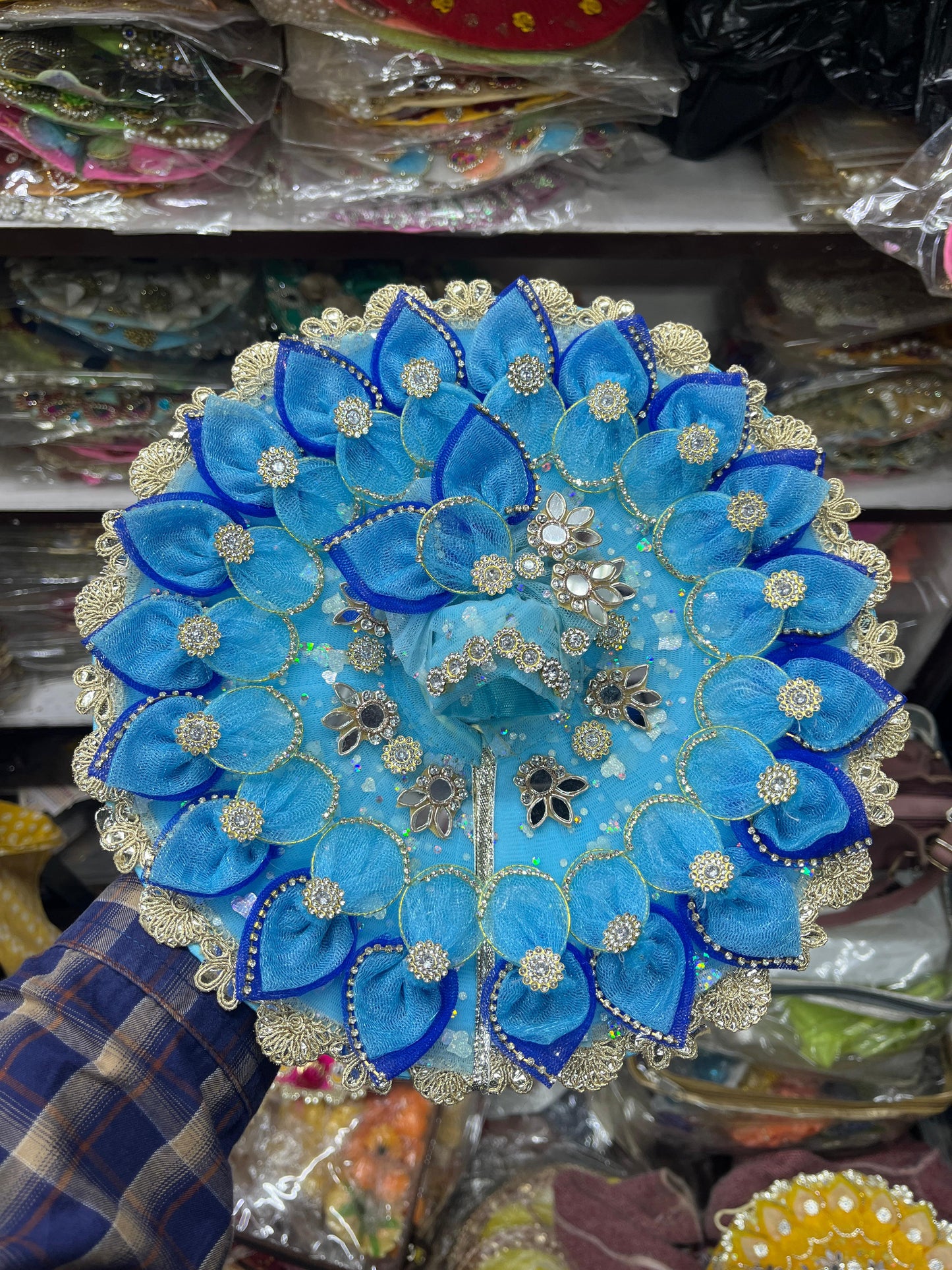 Beautiful Skyblue Colour Dress for Laddu Gopal Ji