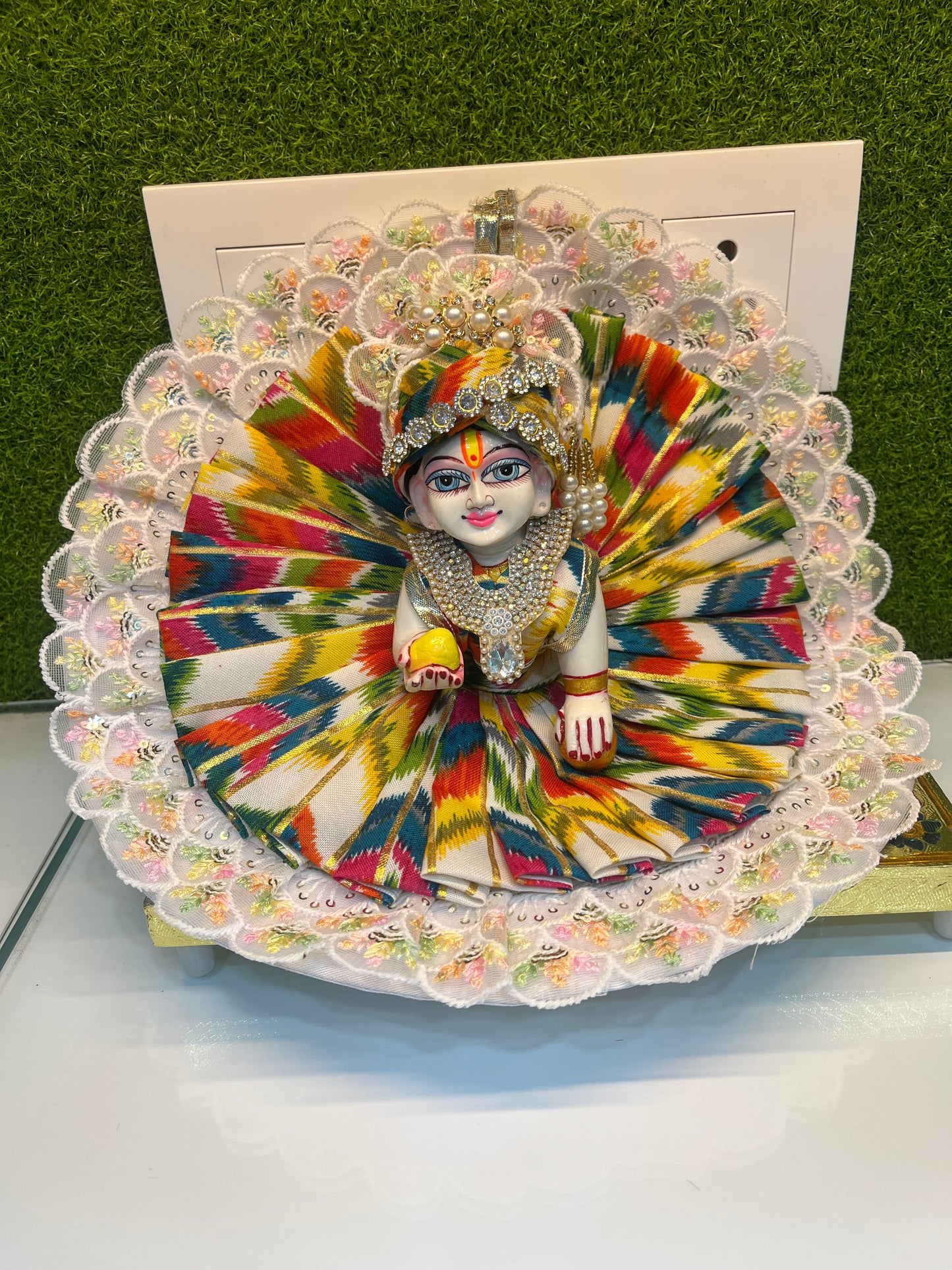 Holi Special Poshak for Laddu Gopal Ji