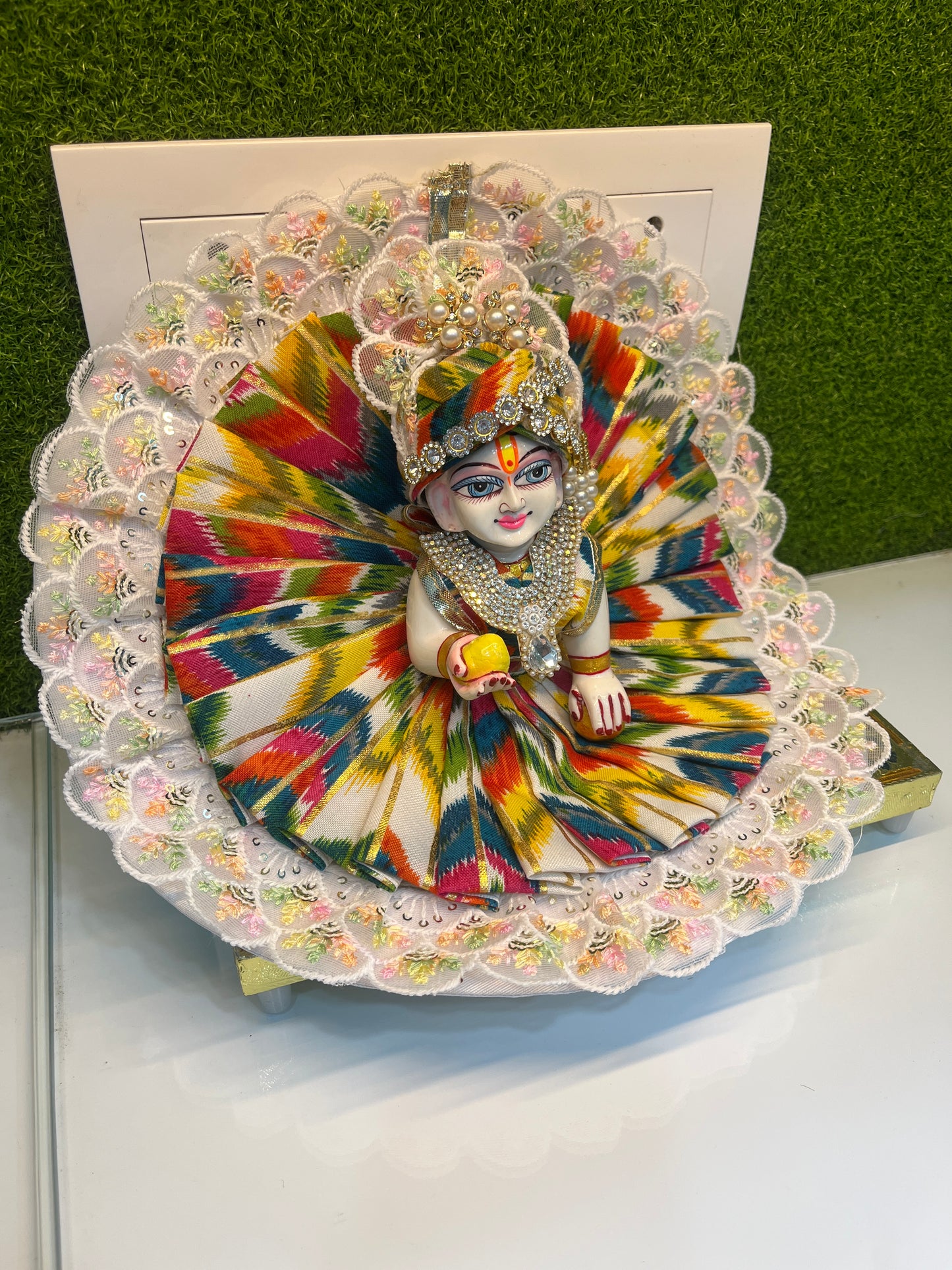 Holi Special Poshak for Laddu Gopal Ji
