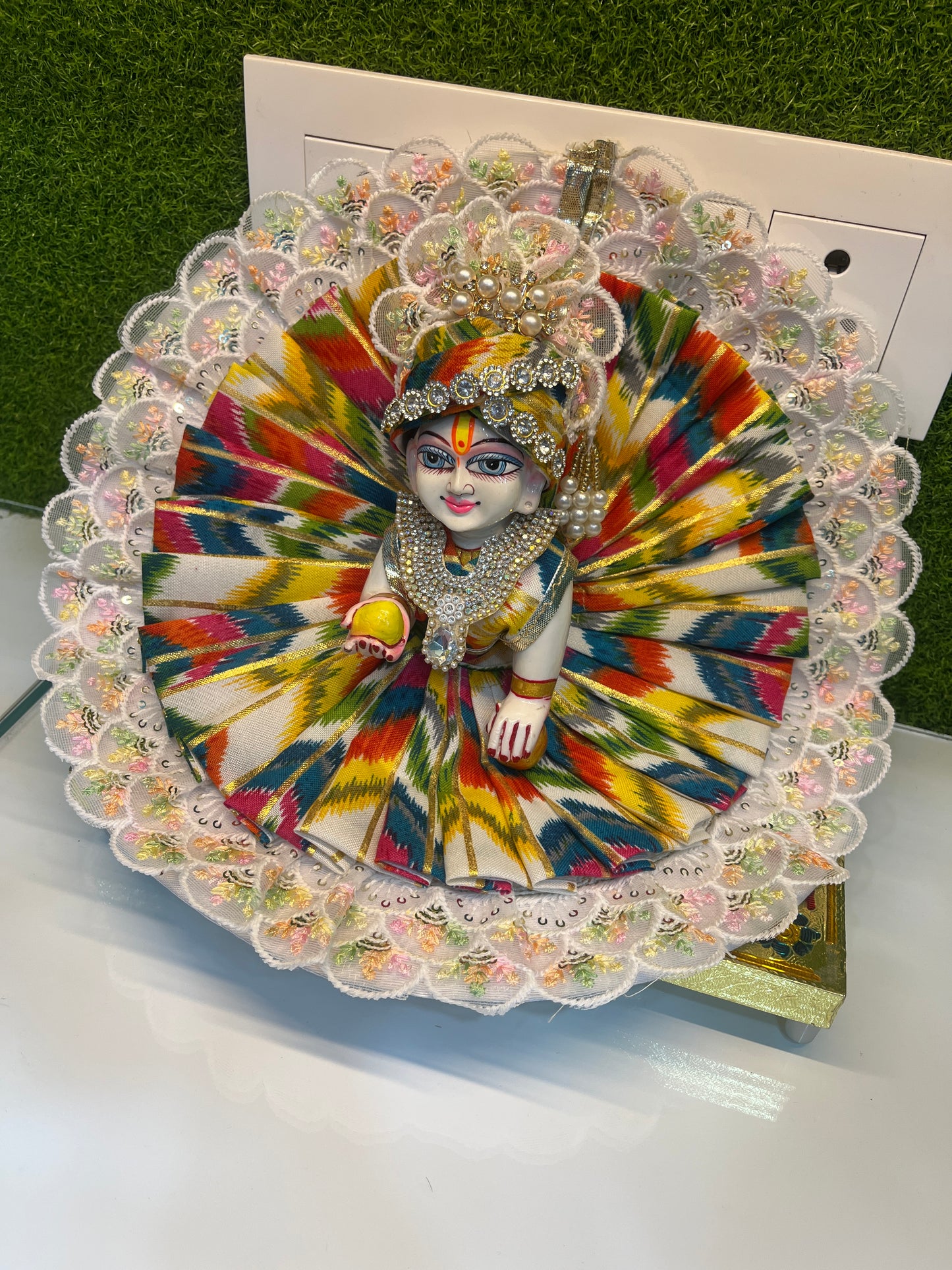 Holi Special Poshak for Laddu Gopal Ji