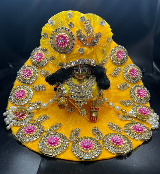 Yellow Colour Dress for Laddu Gopal Ji