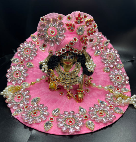 Beautiful Pink Colour Dress for Laddu Gopal Ji